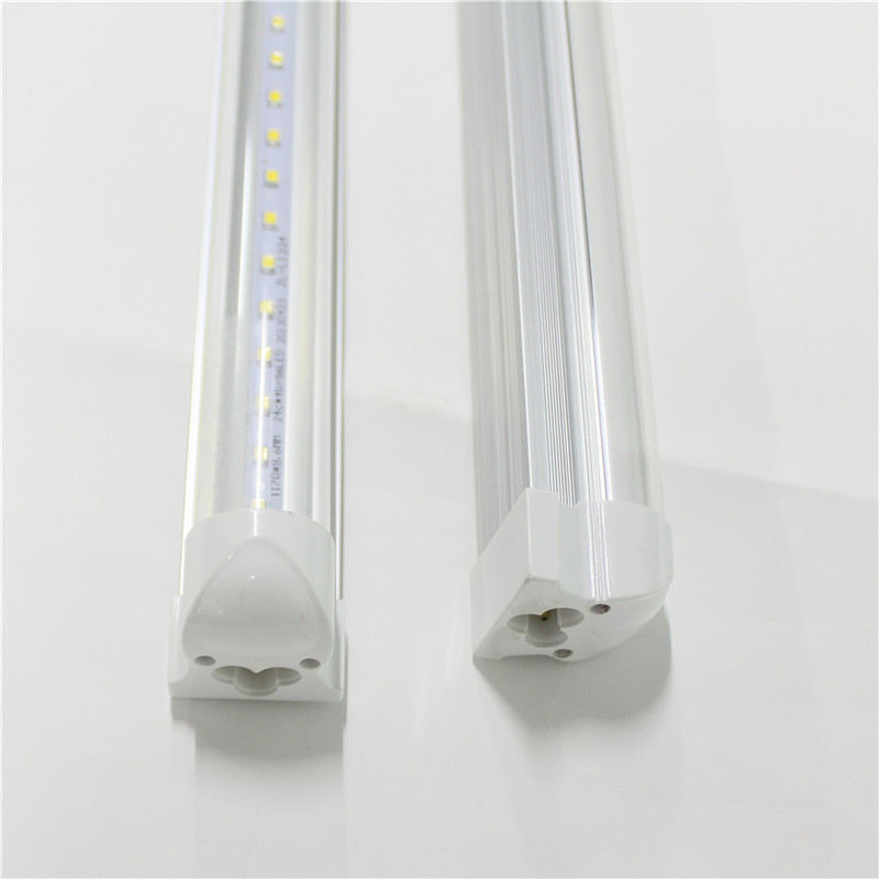 T8 LED Tube Light Integrated 8ft 6ft 5ft 4ft 3ft 2ft 1ft AC85-265V PF0.95 100LM/W 2835SMD Fluroscent Lamp